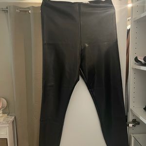 Abercrombie and Fitch leather leggings
